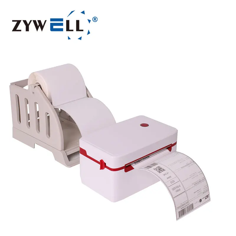 

Zywell ZY909 New Launch 4 inch direct thermal label printer bluetooth 4x6 waybill printer impresora