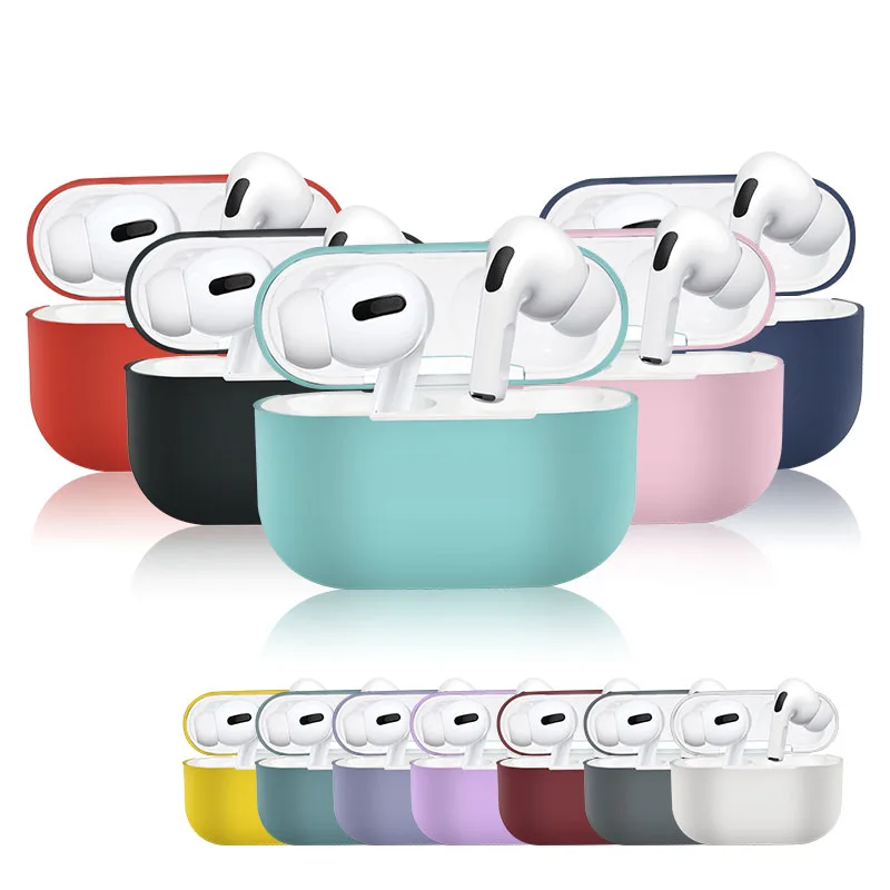 

Wholesale Thin Type For Airpods Pro Silicone Earphone Protective Cover Case For airpods pro case