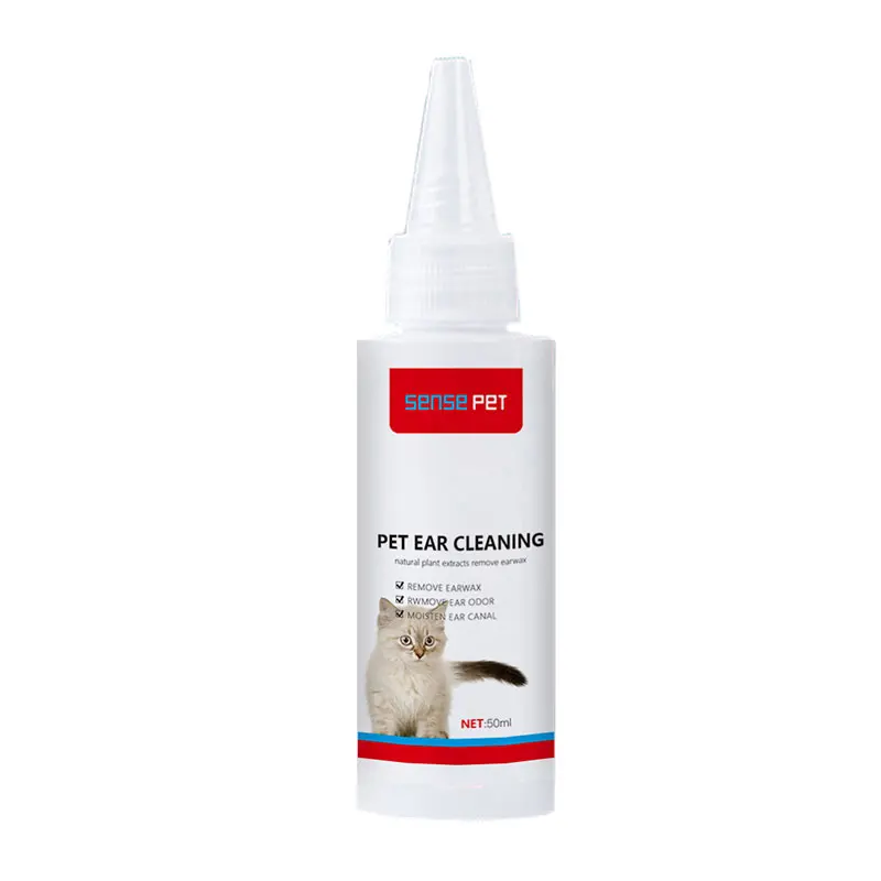 

Plant extracts pet cat ear cleaner dog ear cleaning drops without smell