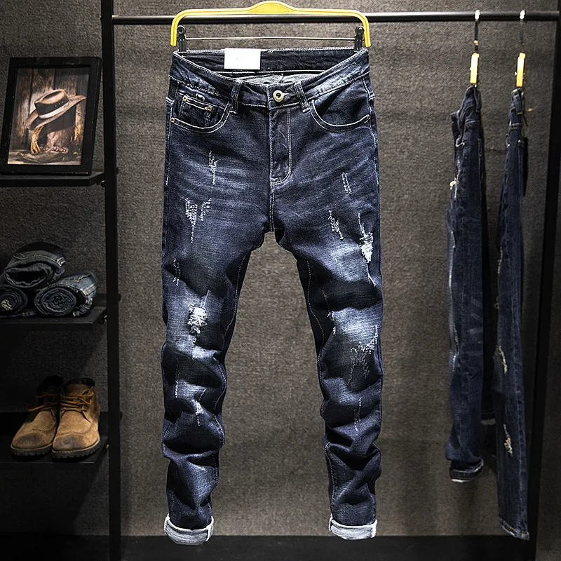 

Wholesale blue jeans, men's trousers, slim pants for men's wear in Europe and America