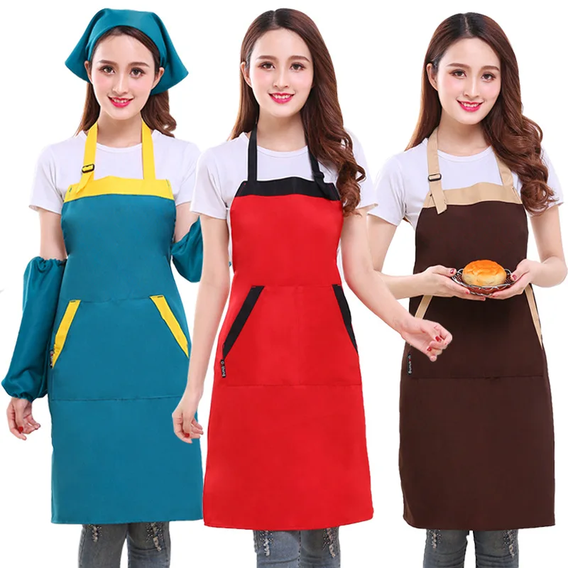 

Wholesale custom logo kitchen chef adult work clothes apron anti-fouling hot products