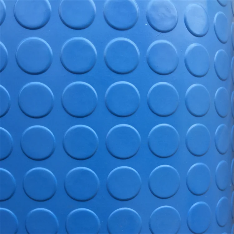 Antiabrasive Round Dot Coin Grip Round Stud Rubber Flooring Sheet Mat