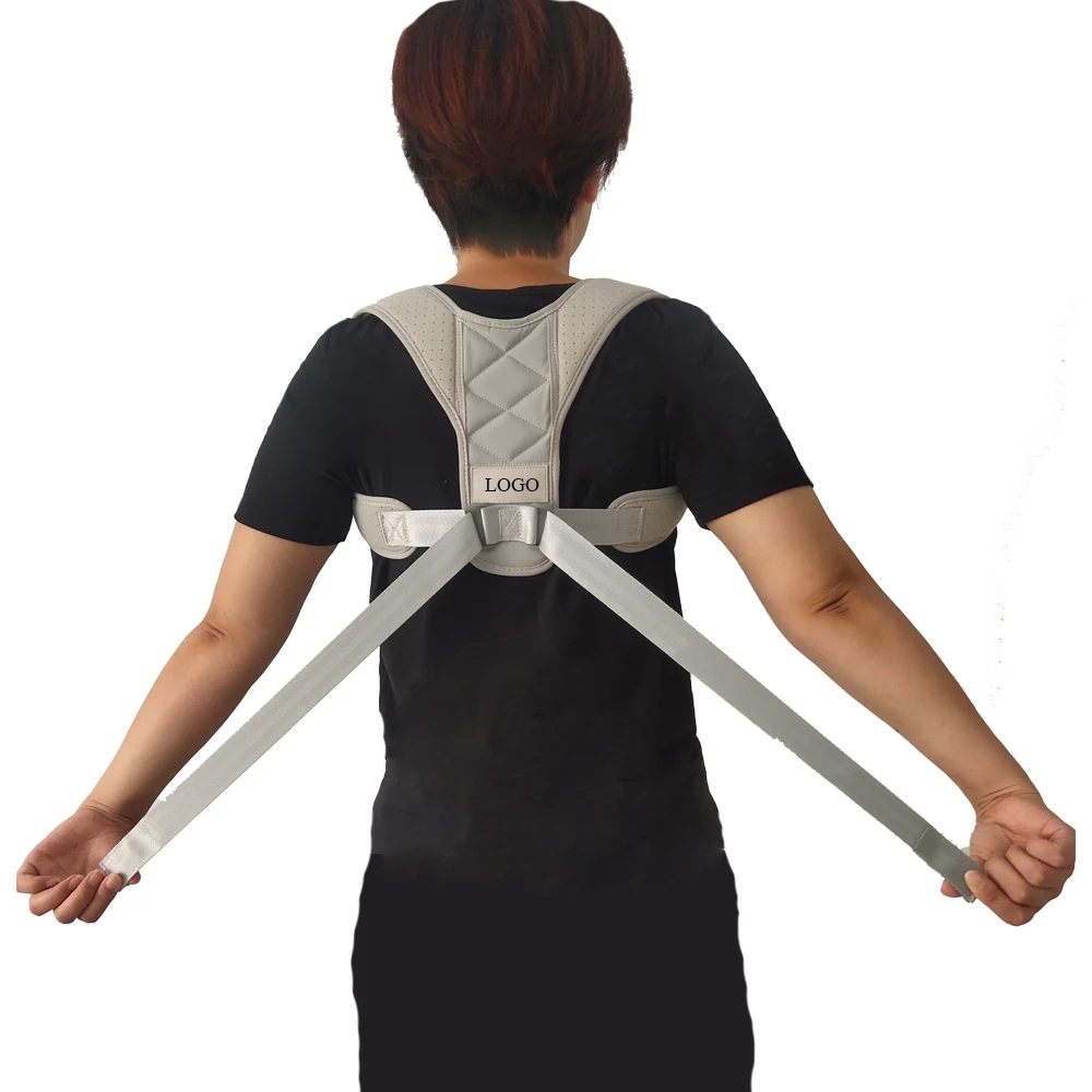 

Hot Sale Spine Corrector Back Support Posture Correction for Clavicle Support Brace, Black/gray