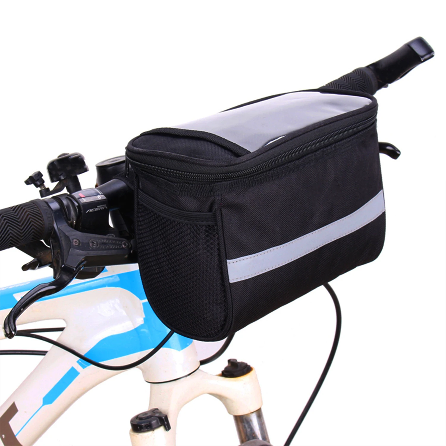 

Large Capacity Touchable Cycling Accessories Bicycle Basket Bag Bike Handlebar Bag