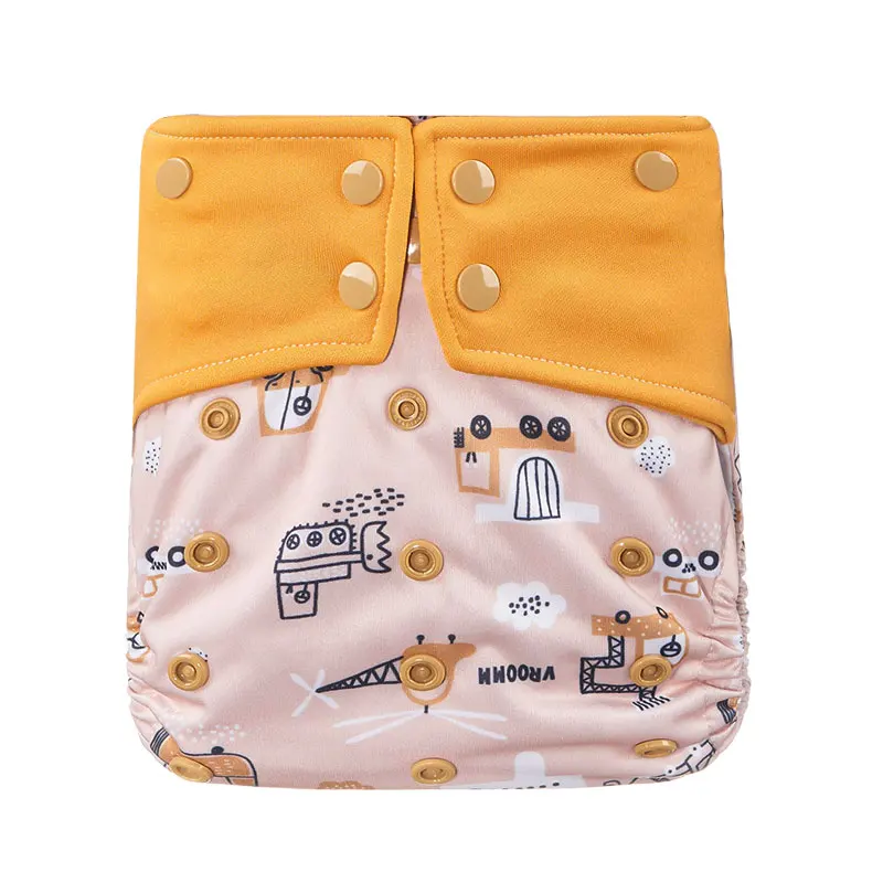 

Natural Eco-friendly Cloth Diaper Reusable One Size Fits All Nappy Baby Washable Pocket Cloth Nappy 700 Prints