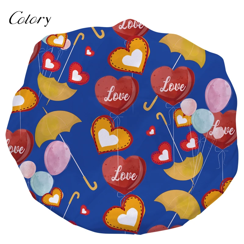 

Colory Bulk Band Silk Shower Bonnet, Customized color