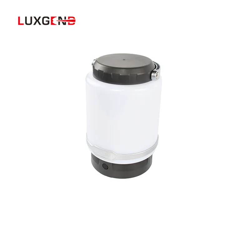 wholesale dimmer available USB rechargeable 4AAA battery supply power 1000LM LED portable camping lantern