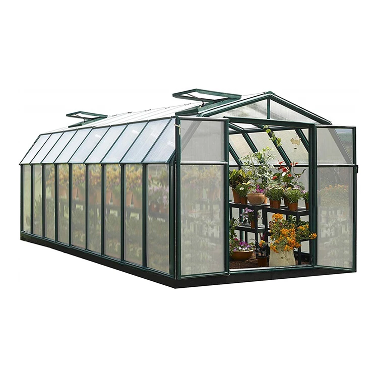

Skyplant Professional Factory High Quality Aluminum Pc Garden Greenhouse