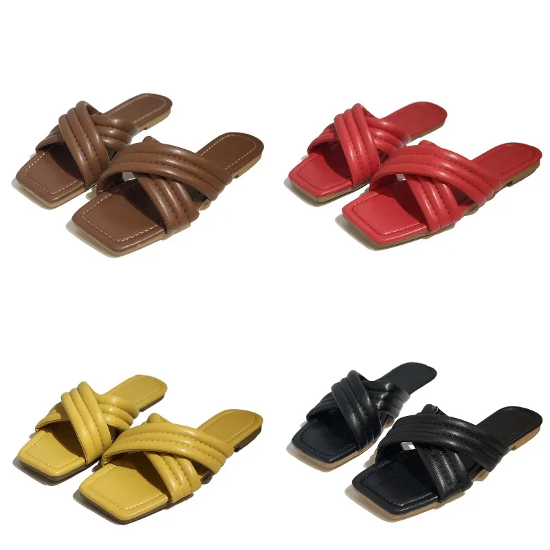 

Sandales Femme Solid Color Women Flat Summer Shoes Women Sandals Ladies Women Sandals, Picture