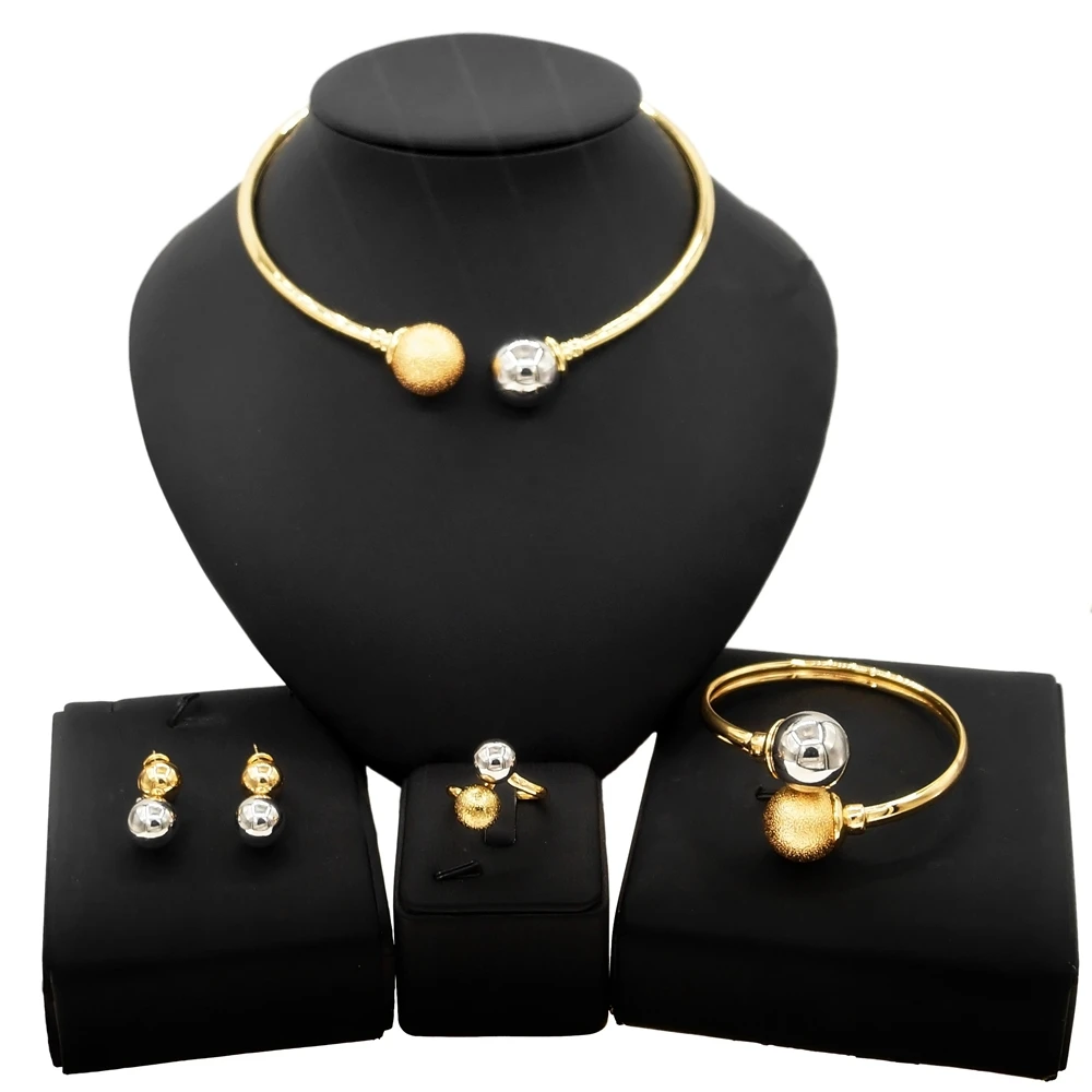 

Yulaili Classic Simple Round Jewellery Set Design and Fashionable and Exquisite Ladies Dating and Party Jewelry Sets Wholesale