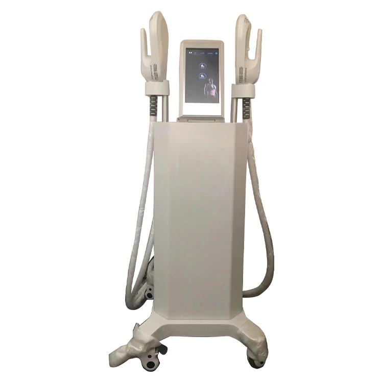 

2021 new arrival 4 handpieces non-invasive electromagnetic muscle stimulation pelvic exerciser EMS Tesla machine, White