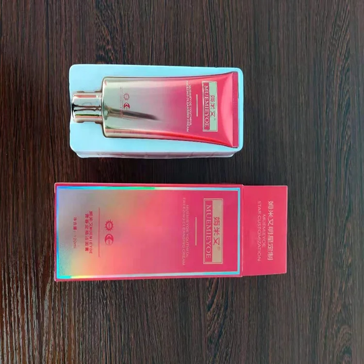 

2021 hot sale peptides anti wrinkle and anti aging face cleanser and face wash