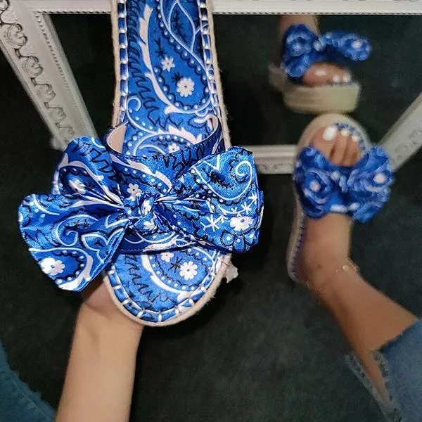 

BUSY GIRL LQ1014 Woman sandals new arrivals 2021 wholesale hemp bandana slides slippers shoes for women, Black/pink/blue