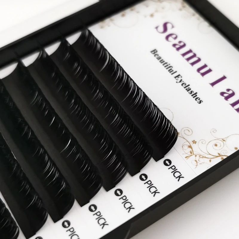 

Mink Lashes Wholesale Classic Eyelash Packaging Box Private Label Individual Eyelash Extension, Natural black