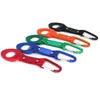 Hiking Camping Rubber Water Bottle Holder Carabiner Snap Holder Hook Buckle Key Chain