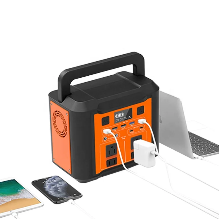 

2021 New 300w Portable Solar Power Generator AC DC Charger With LED Light Outdoor Camping Use