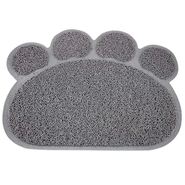 

Pets 7colors Anti-slip Footprint Cat Floor Rubbing Floor Litter Box Pvc Mat For Cat Toilet Mat