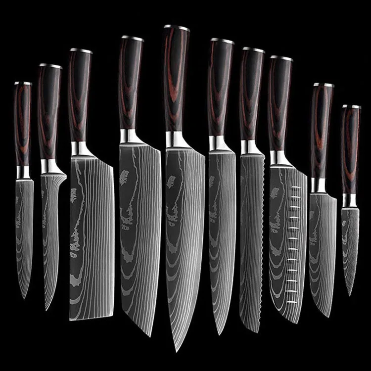 

High-carbon Steel damascus Pattern Stainless Steel 8 Inch Japanese Chef Knife