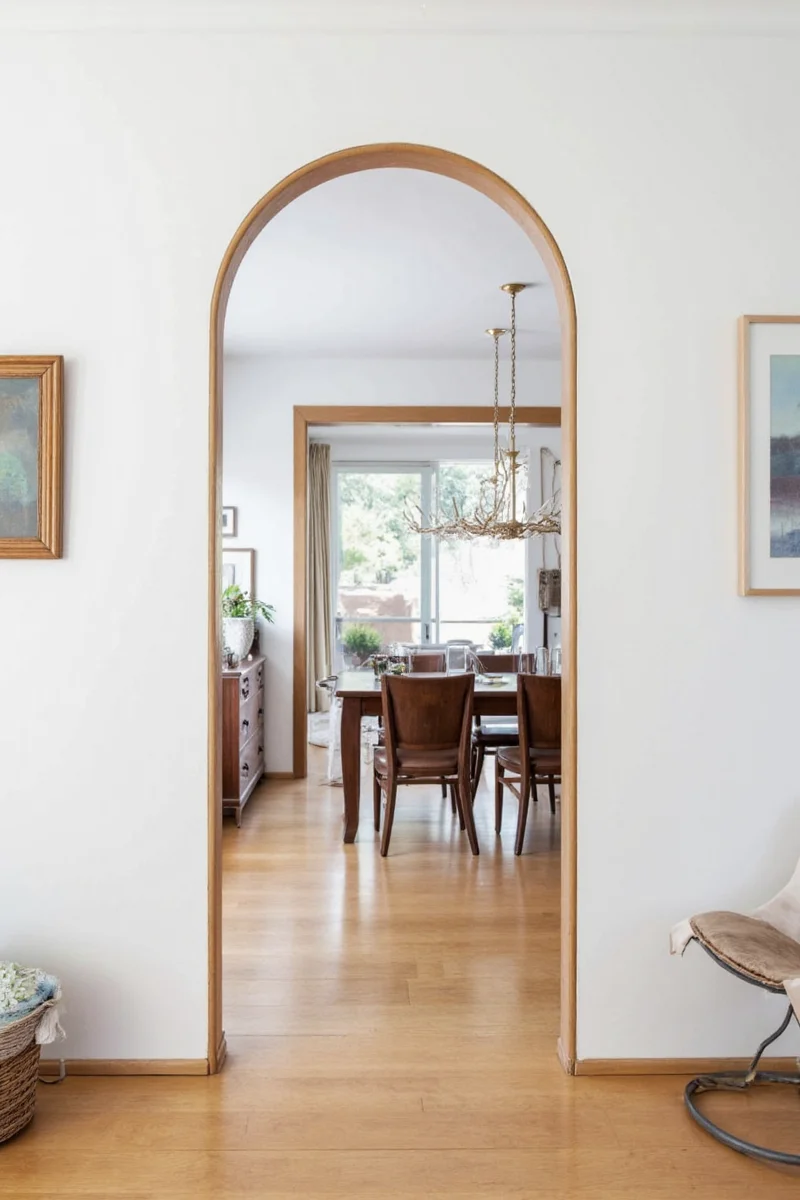 Comparison of MDF, wood, and PVC arch materials