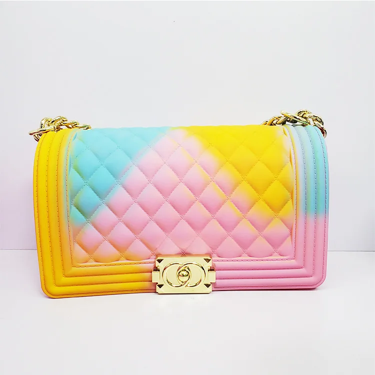 

Competitive price pink jelly bag rainbow jelly bag jelly bag 2021, Multi color