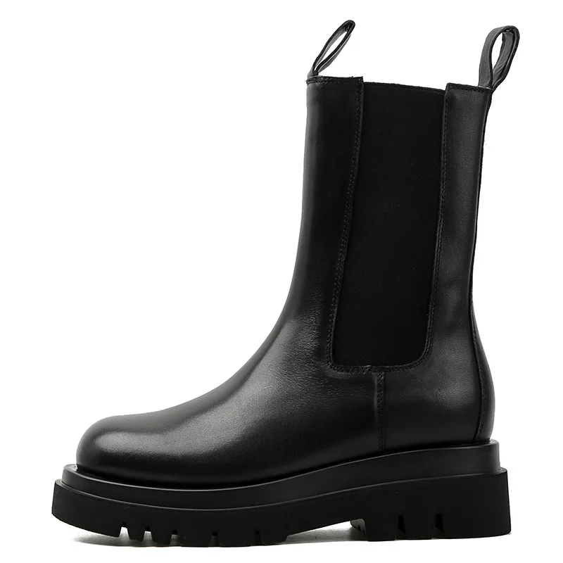 

MD-20112607 Hot Sale Boots Women Shoes First Layer Genuine Leather Classic Women Martin Boots Leather Women Boots