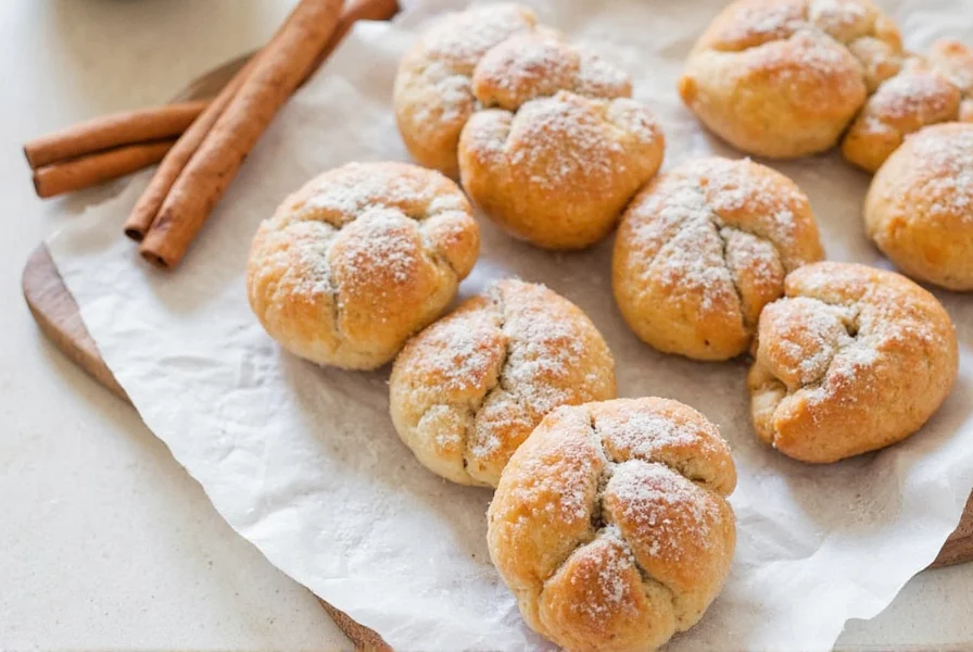 Close-up of Cinnamon Sweet Crepinette Ingredients