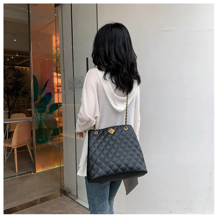 

Bag 2020 Sac a main femme ladies tote bags with custom printed logo leather bag manufacturers