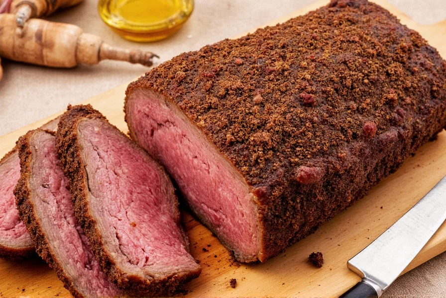 Traditional pastrami rub in a bowl