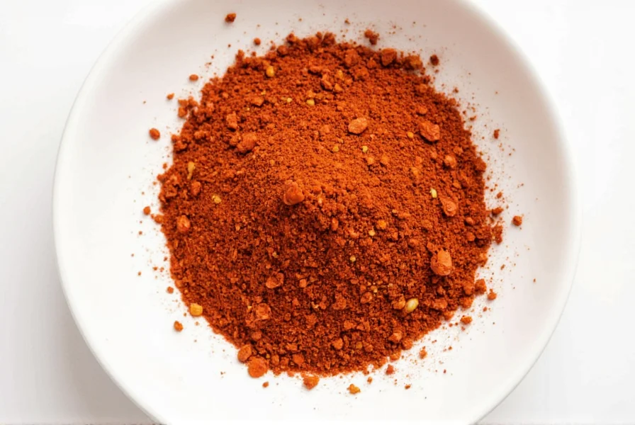 Chilli pepper flakes on pizza