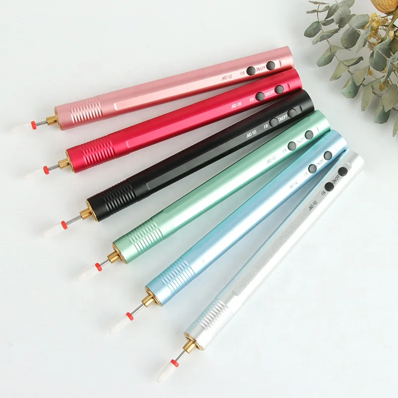 

JMD103 portable Electric Nail Drill Rechargeable Mini Polishing pen Cordless Rechargeable Acrylic Nails Dill Manicure USB plug