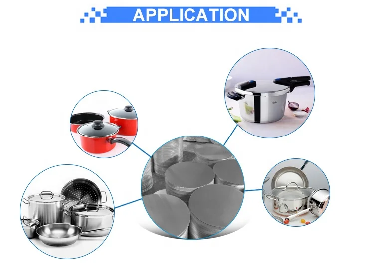 Aluminium Sheet Metal factory Prices 3003-O Aluminum Circle disc sheet for Non-Stick Cookware