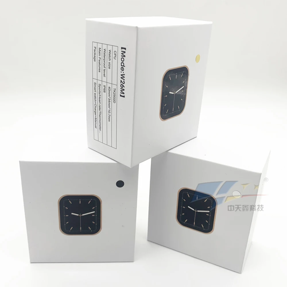 

2021 Series 6 40mm Smartwatch W26M Fitness Smart Bracelet Upgrade W26M Smart Watch For Ladies