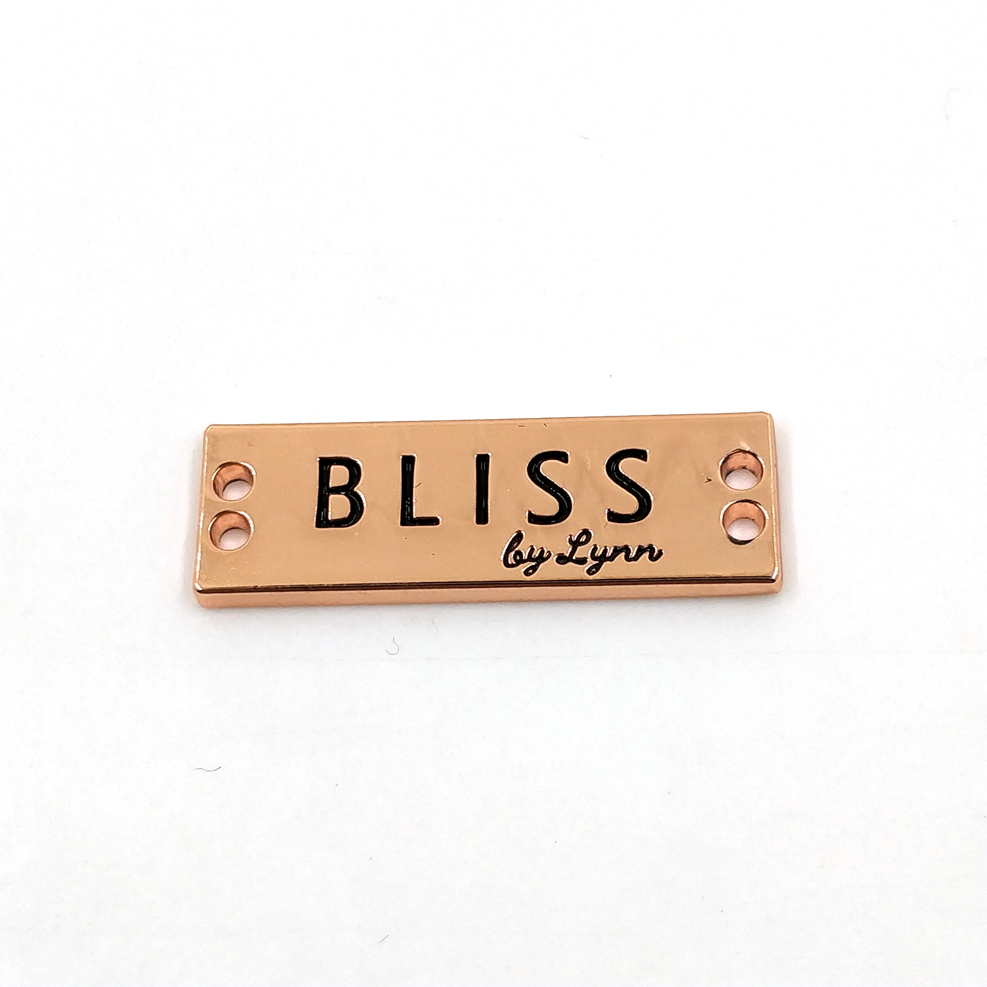 

Custom Alloy Metal Label for Garments for handbag jean cloth