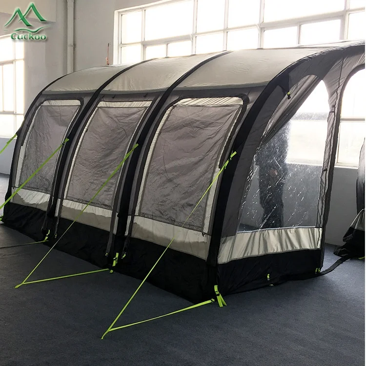 

3 - 4 Person Tent Type Caravan Inflatable Car Side Awning Inflatable Caravan Awning, Gray