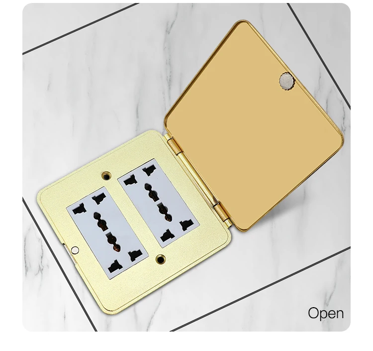 Production of multifunctional module electrical open floor socket