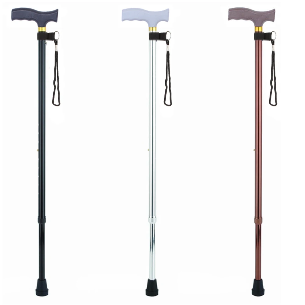 aluminum adjusting height walking stick cane shaft