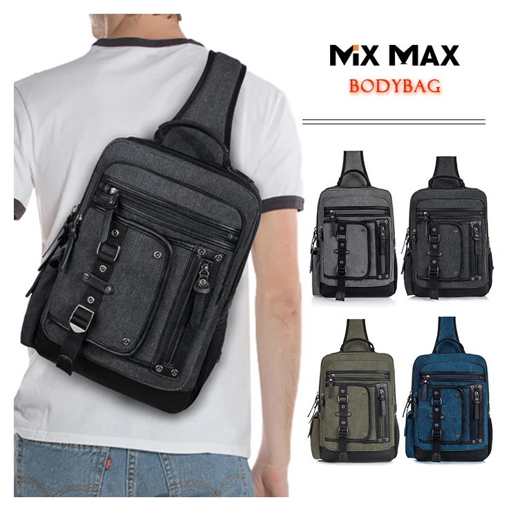 

Amazon top seller 2021 high quality large mens shoulder crossbody chest bag men