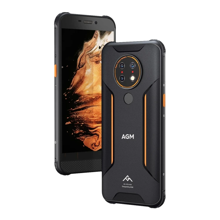 

AGM H3 Night Vision Camera 4GB+64GB IP68/IP69K/810H Waterproof Shockproof 5400mAh 5.7 inch Android 11 4G Rugged Phone OTG NFC