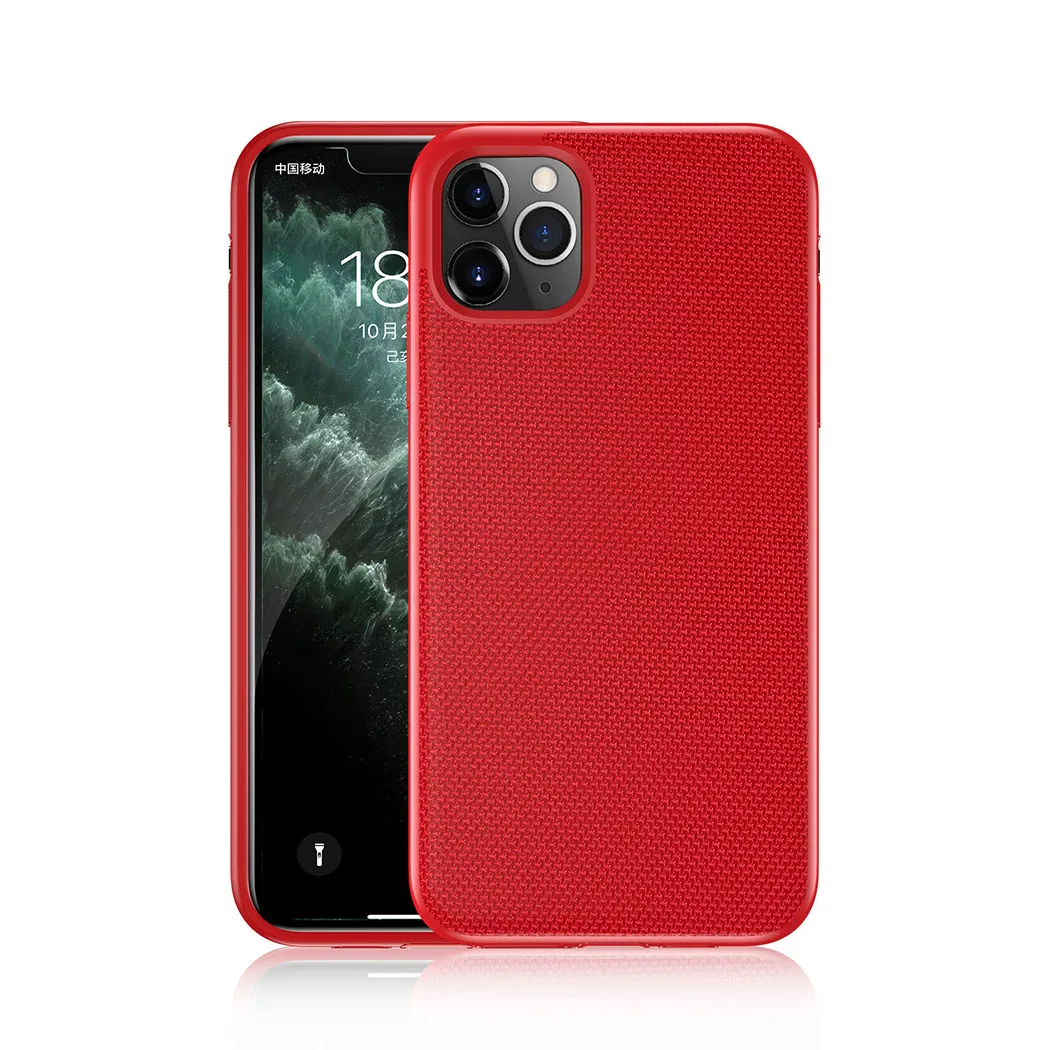 

For Iphone 12 11 Pro Case Anti-fingerprint Nylon Cloth Tpu Pc Phone Case For Iphone X/xs Max Xr 8 7 6/6s Plus Mobile Back Cover