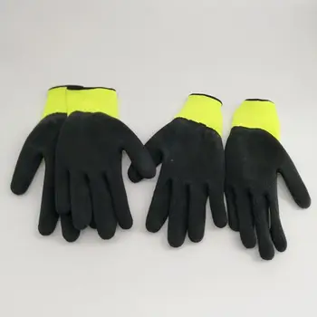 black latex surgical gloves
