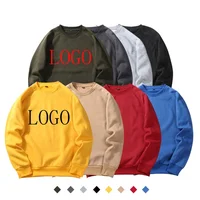 

Custom hoodie men 100% polyester 8 colors unisex crew neck sweatshirt plain xxl crewneck hoodies sweatshirts