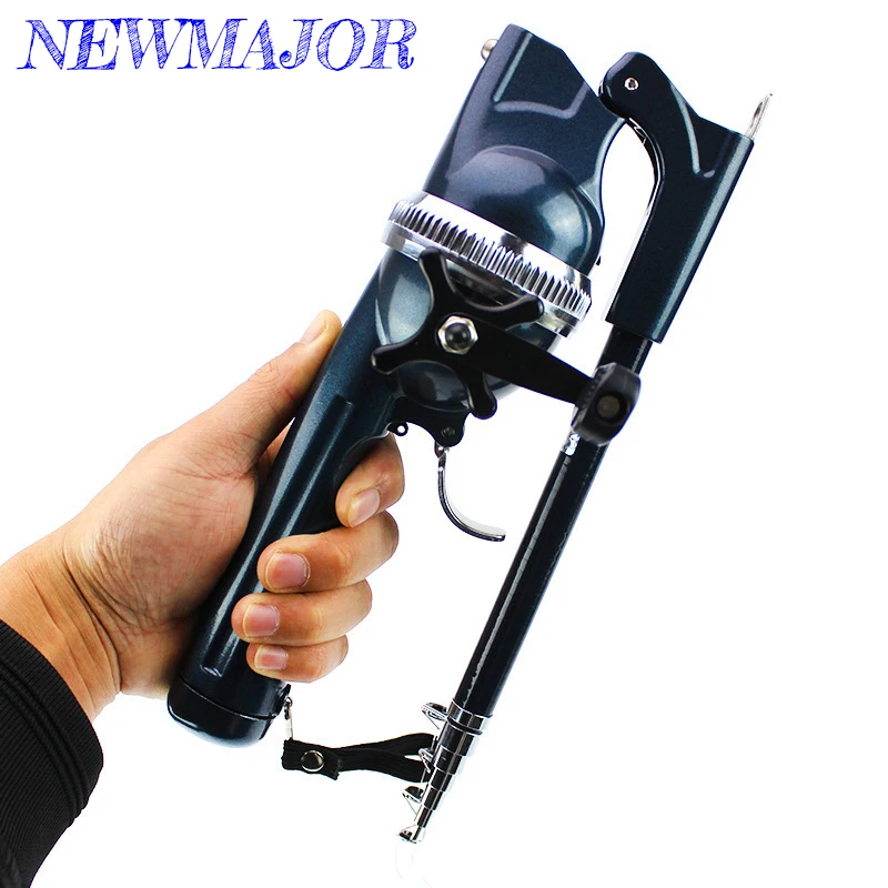 

NEWMAJOR foldable fishing rod integrated built-in wheel with fishing line portable pocket mini CASTING Rods Lure pole wholesale