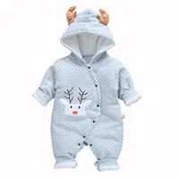 

Baby clothes autumn and winter baby clothes thickened baby clothes infants and young children crawling to wear a hair