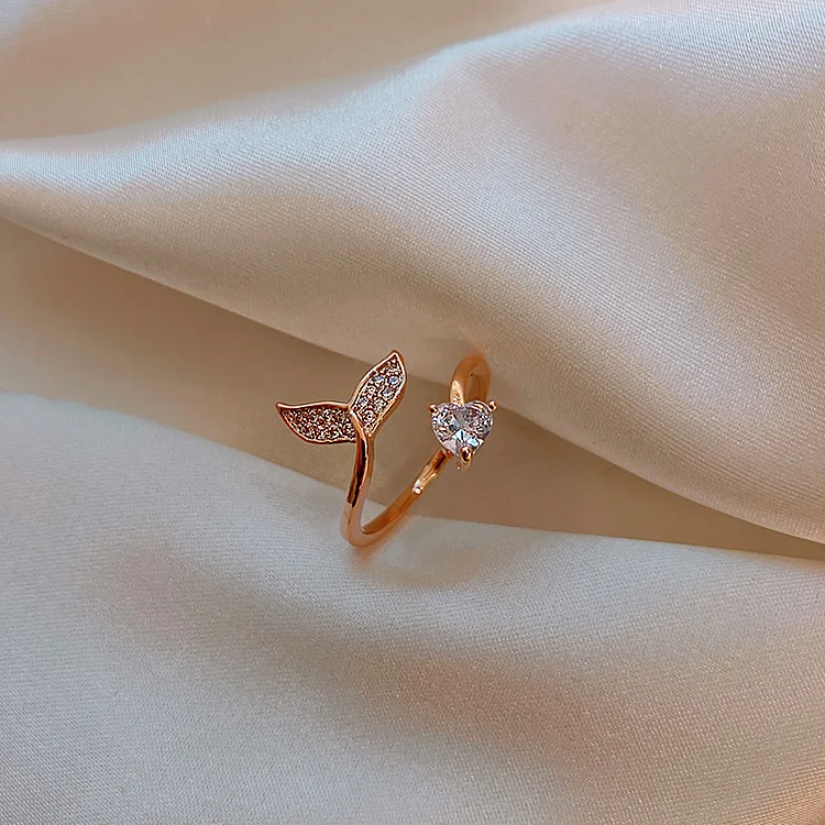 

fashion tail crystal gold plated 2020 rings