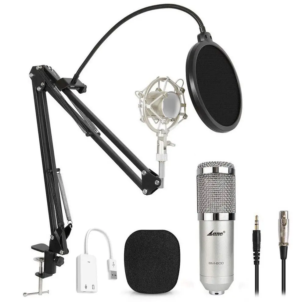 

Good Quality Condenser Microphone Bm800 Kit, Black,silver,gold,custom