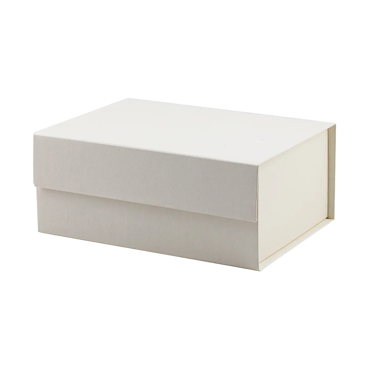 

Luxury A5 deep elegant ivory color custom printing magnetic gift boxes wholesale