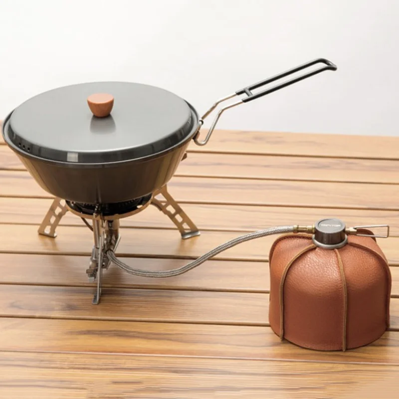 Outdoor Camp Stove Cover Propane Tank Case Camping Pu Leather Glamping Gas Tank Case For Gas