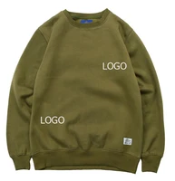 

OEM custom high quality printed crewneck pullover cotton fleece fitness men sweatshirt designer clothing