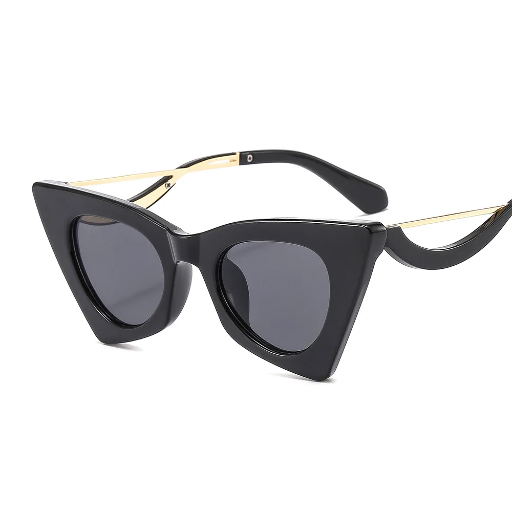 New Arrival Unique Retro Shades Wholesale Trendy Cat Eye Sunglasses Oculos De Sol