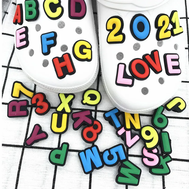 

Ready stock custom kids new design shoe decorations accessories clogs number mexicen 3d shoe charms, As picture/custom